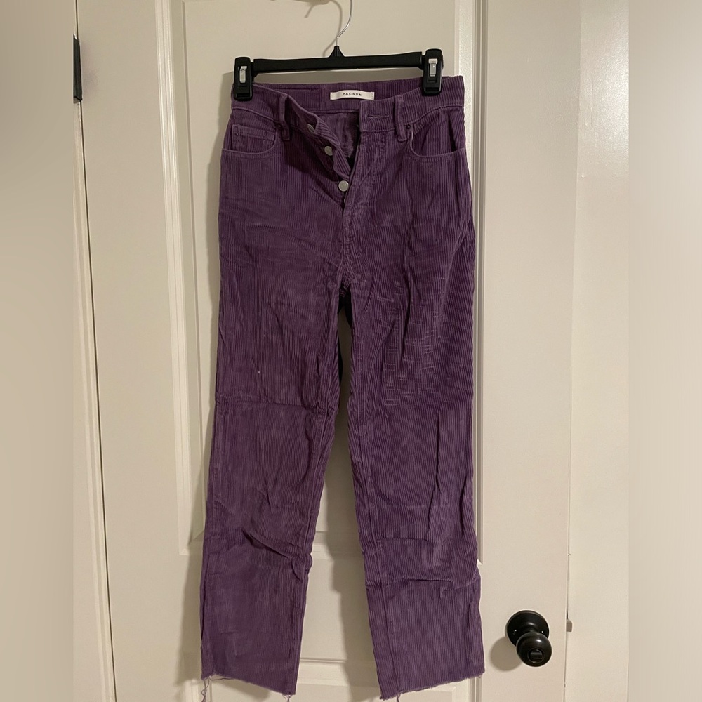 PacSun purple courdroy pants